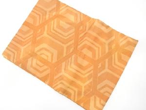 未使用品　亀甲模様織出し名古屋帯